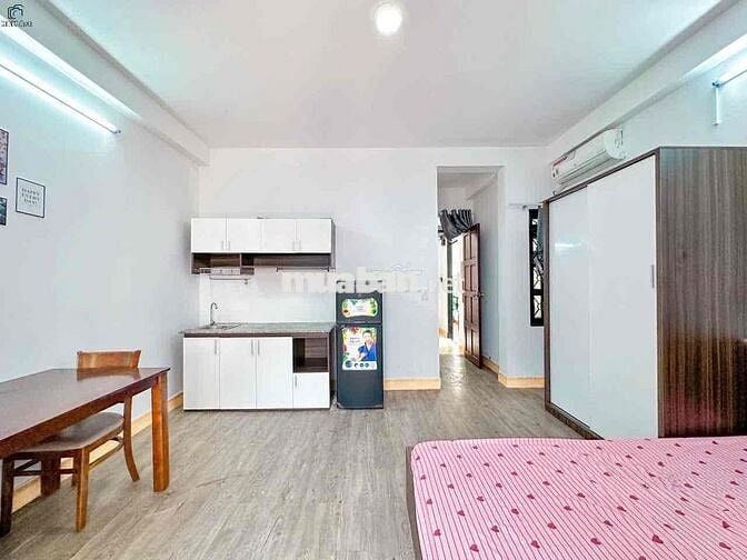 Căn hộ Studio - Ban công - 30m2 - Full Nội thất- Trường Sơn- Tân bình