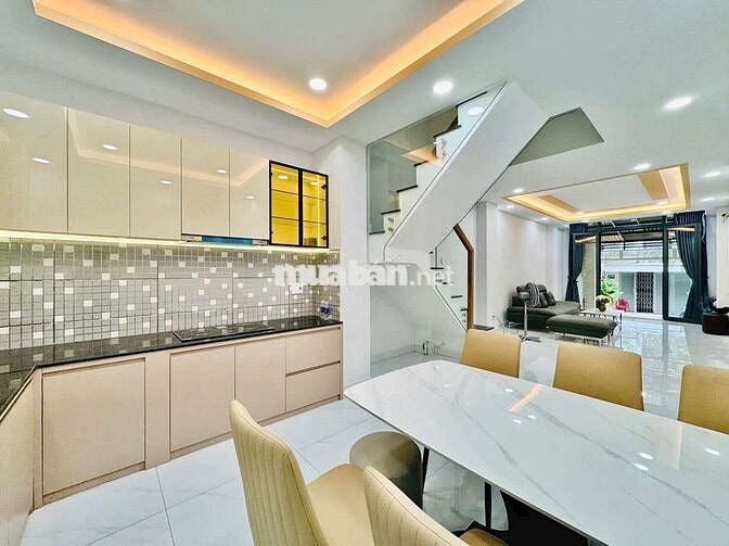 15/3 HXH Ung Văn Khiêm 4x 13 - 4 tầng xịn đẹp khu Biệt thự chỉ 13.x tỷ