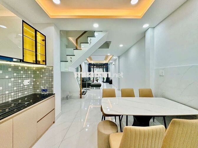 15/3 HXH Ung Văn Khiêm 4x 13 - 4 tầng xịn đẹp khu Biệt thự chỉ 13.x tỷ