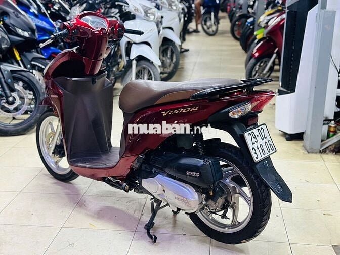 XE MÁY THỊNH PHÁT- HONDA VISION ĐỎ MẬN BIỂN HÀ NỘI