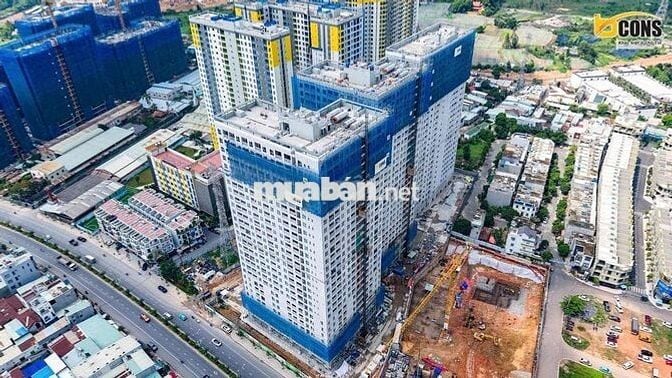 Bán gấp căn Bcons City- mặt tiền Thống Nhất 53m2 2PN, full nội thất