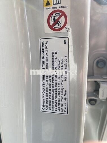 Toyota Innova 2018 2.0 Venturer - 165000 km