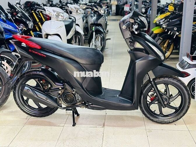 XE MÁY THỊNH PHÁT - HONDA VISION ĐEN NHÁM MÁY ZIN