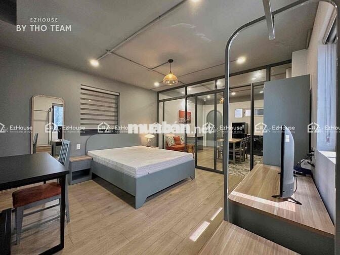 Căn hộ cao cấp dạng 1 phòng ngủ full nội thất - ngay công hoà