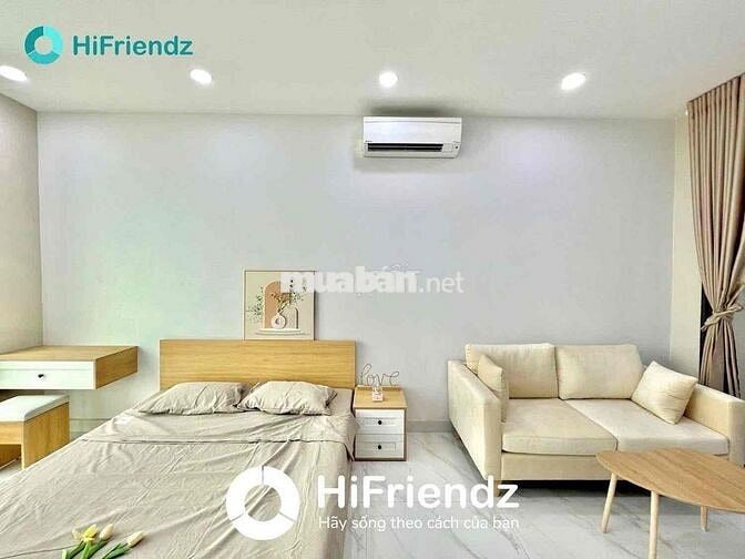 TRỐNG CĂN HỘ 1PN FULL NỘI THẤT ,VIEW KÍNH SIU RỘNG NGAY NGÃ 4 BẢY HIỀN