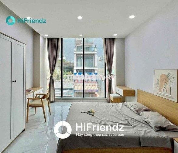 TRỐNG CĂN HỘ 1PN FULL NỘI THẤT ,VIEW KÍNH SIU RỘNG NGAY NGÃ 4 BẢY HIỀN