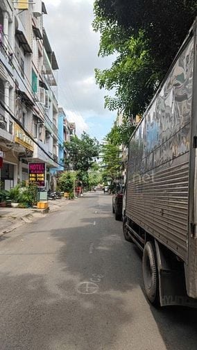 Duy nhất khu Bàu Cát. Nhà 5 tầng (4,6x19m). 88m2. Đường nhựa 10m