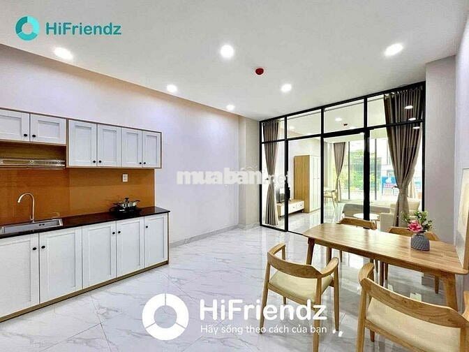 TRỐNG CĂN HỘ 1PN FULL NỘI THẤT ,VIEW KÍNH SIU RỘNG NGAY NGÃ 4 BẢY HIỀN