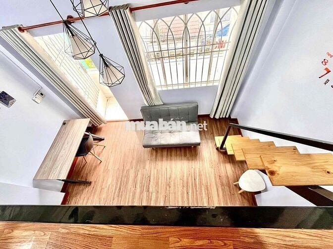 Phòng có gác Full Nội Thất, 30m2 gần ĐH Văn Lang, Dưới cầu Bình Lợi