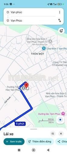 Đất Thanh Trì gần khu đấu giá, sổ đỏ cách 5m ra đường lớn
