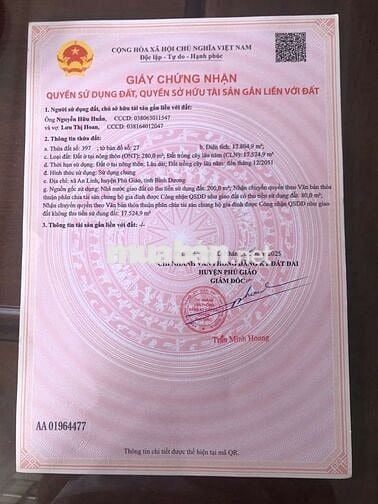 Đất Mẫu giá rẻ Xã An Linh Phú Giáo 1,78ha giá 10,8 tỷ chốt có 280m ODT