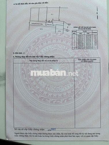 3 Lô Đất Mới Tách diện tích 7x14m thổ 85m2 ra đường Trần Thị Bốc 50m