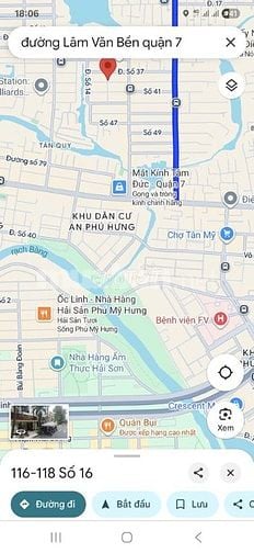Nhà + 480m2 đất, MT đường 37, khu Lăm Văn Bền, Bình Thuận Q7