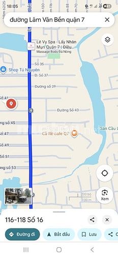 Nhà + 480m2 đất, MT đường 37, khu Lăm Văn Bền, Bình Thuận Q7