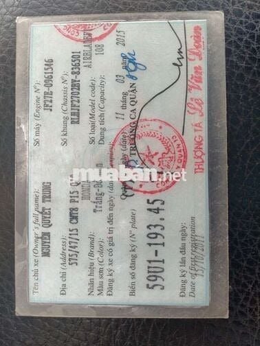Bán xe Air Blade BSTP đẹp long lanh