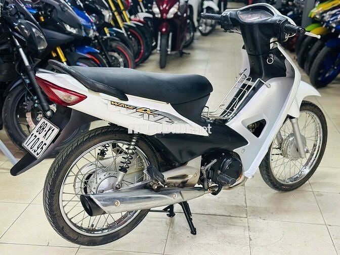 XE MÁY THỊNH PHÁT - WAVE A 100 TRẮNG XE ZIN GÓP3TR