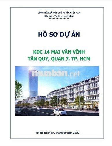 M&A Dự Án KDC 1/500 & GPXD 14 Mai Văn Vĩnh Tân Quy Quận 7 (P.Tân Hưng)
