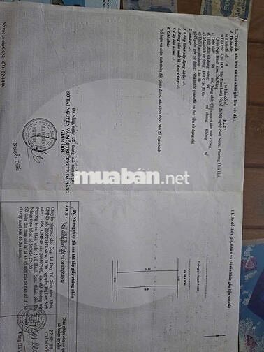 Bán lô đất làng đại học đường 7.5m