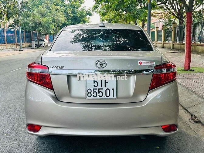 Toyota Vios 2017 1.5G Vàng Cát Cực Zin