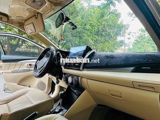 Toyota Vios 2017 1.5G Vàng Cát Cực Zin