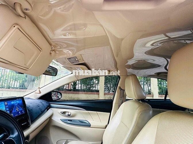 Toyota Vios 2017 1.5G Vàng Cát Cực Zin