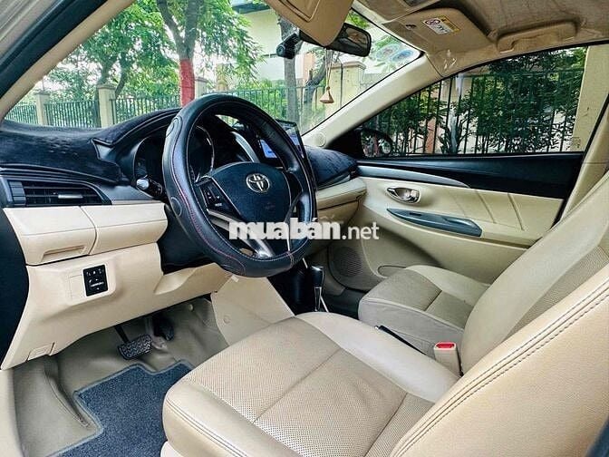 Toyota Vios 2017 1.5G Vàng Cát Cực Zin