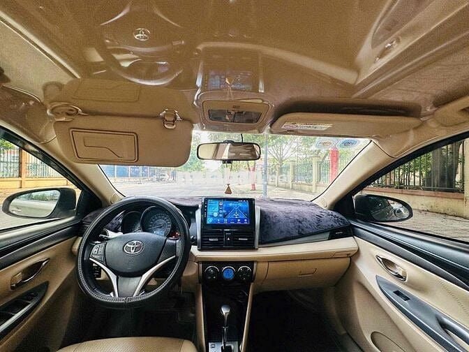 Toyota Vios 2017 1.5G Vàng Cát Cực Zin