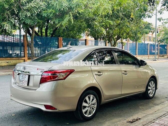 Toyota Vios 2017 1.5G Vàng Cát Cực Zin