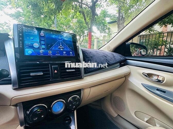 Toyota Vios 2017 1.5G Vàng Cát Cực Zin