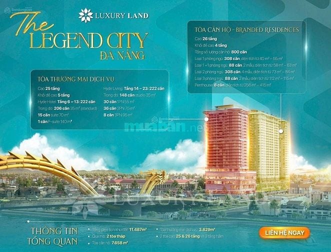 The Legend City, căn hộ ven sông Hàn, biểu tượng mới ngay đầu cầu Rồng