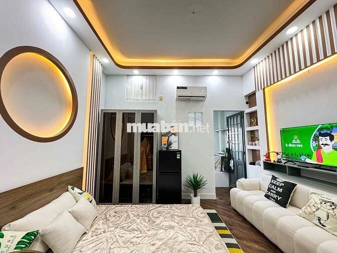 🌈🌈Căn Hộ Mới 1PN Tách Bếp , Cửa Sổ Trời Thoáng, Trống Sẵn Ở liền Được