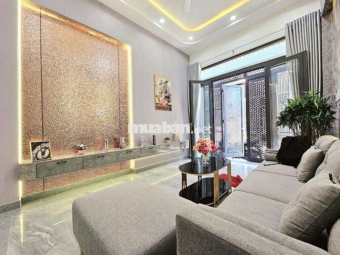 BÁN NHÀ ĐẸP HẺM XE HƠI,41M², TRỆT 3 LẦU ST,FULL NT, NGUYỄN VĂN KHỐI