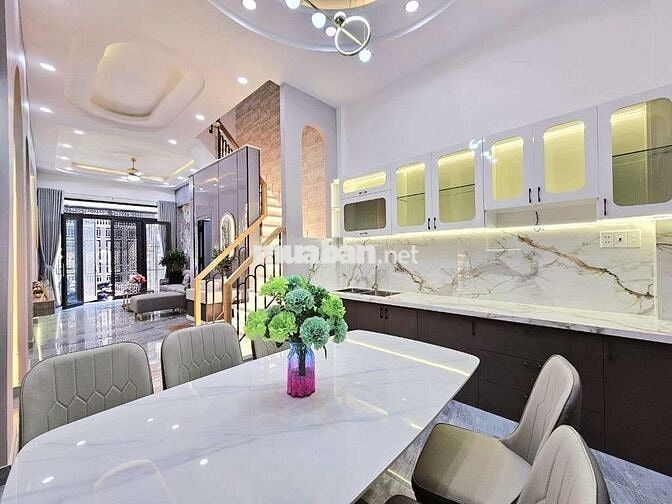 BÁN NHÀ ĐẸP HẺM XE HƠI,41M², TRỆT 3 LẦU ST,FULL NT, NGUYỄN VĂN KHỐI