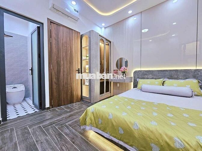 BÁN NHÀ ĐẸP HẺM XE HƠI,41M², TRỆT 3 LẦU ST,FULL NT, NGUYỄN VĂN KHỐI