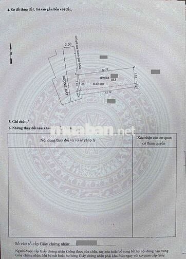 Đất gần chợ Dĩ An 2, phường An Bình, Tp Dĩ An.