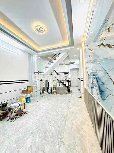 Nhà Đẹp 3 Tầng — Gần Lê Văn Quới Hương Lộ 2 ( 4m x 12m) Hướng Bắc