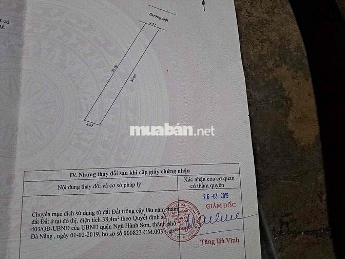 101m2Mặt tiền Bình Kì khe nước, đường Nguyễn Phước Lan nối dài Mai Đăn