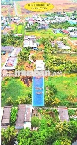 Hàng Vip, 226m2 đất thổ xây trọ KCN An Nhựt Tân, chỉ 1.1 tỷ