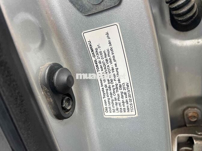 Toyota Innova 2013 E - 148679 km