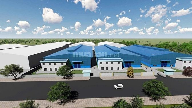 Cho thuê kho xưởng mới xây dựng 3.000m² – 9.000m², KCN Đức Hòa,Long An
