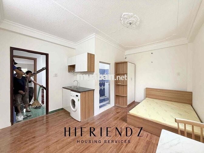 SIÊU STUDIO MÁY GIẶT RIÊNG FULL NỘI THẤT CÓ CỬA SỔ TRỜI Ở KHU TÊN LỬA