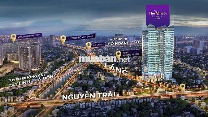 Cho thuê căn hộ chung cư cao cấp ngay Ngã Tư Sở