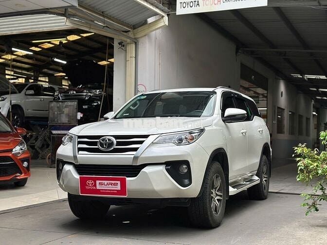 Toyota Fortuner 2.4G máy dầu số sàn 2018 màu trắng