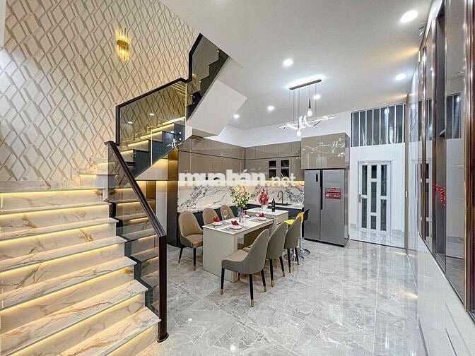 BÁN NHÀ MỚI 3 TẦNG PULL NỘI THẤT KDC HỒNG LOAN - 5.95 TỶ
