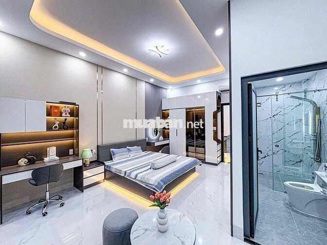 BÁN NHÀ MỚI 3 TẦNG PULL NỘI THẤT KDC HỒNG LOAN - 5.95 TỶ