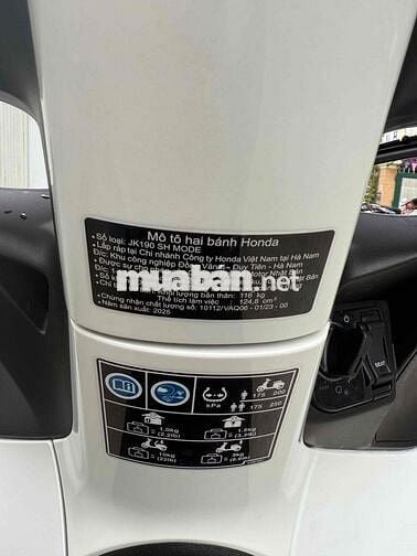 SH Mode 2025 lướt 2000km bao tua 99% mới chỉ 52tr