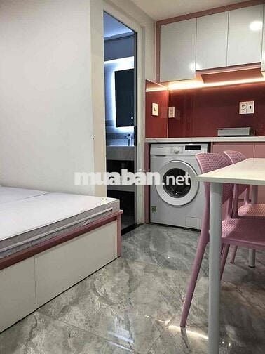 CHO THUÊ PHÒNG STUDIO FULL NỘI THẤT MÁY GIẶT RIÊNG XỊN SÒ CON BÒ ĐÂY A