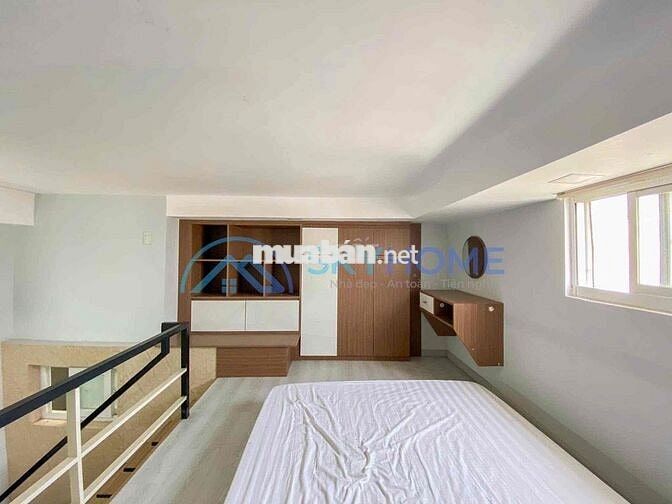 CĂN HỘ GÁC CAO FULL NỘI THẤT CỬA SỔ ĐÓN NẮNG