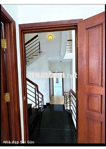 HẠ GIÁ BÁN GẤP NHÀ MẶT TIỀN 4 TẦNG, 60M2 CHỢ HẠNH THÔNG TÂY, GÒ VẤP.