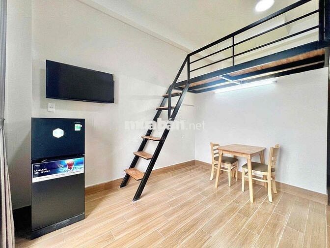 Căn hộ dịch vụ tách bếp siêu rộng ngay Trung tâm Bình Thạnh